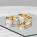 Modernūs vestuviniai žiedai: kaip pasirinkti dizainą, kuris džiugins dešimtmečius?